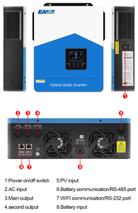 Inversor Solar para Red Eléctrica <span class=keywords><strong>ISolar</strong></span> SMH-III 6.2kw 48VDC, Garantía de 1 Año, Monofásico, MPPT PV 500VDC, 98% de Eficiencia, CE - Product Image 3