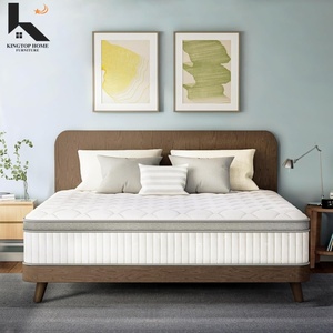 Matelas Queen Size Hybride en Boîte, Sensation Moyenne, <span class=keywords><strong>Mousse</strong></span> et Ressorts Ensachés Individuels, Soutien Extra au Bord - Product Image 1