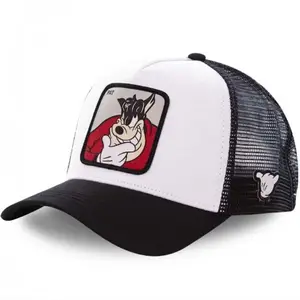 Moda personalizada diseño a granel Animal liso Gorras bordado gorra de béisbol 5 paneles camionero sombreros de malla