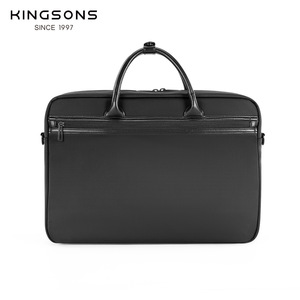 Kingsons Men's <b>Briefcase</b> Large Capacity Laptop Bag Waterproof Wear Resistant Business Travel - Product Image 3