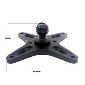 ขายึด Vesa สำหรับ <span class=keywords><strong>LG</strong></span>, ขายึดแบบยึดเสายาว1นิ้วหัวบอลที่วางบนพนักพิงศีรษะบนรถแท็บเล็ตติดตั้งอะแดปเตอร์ Vesa ขนาดใหญ่100มม. สำหรับ <span class=keywords><strong>LG</strong></span> - Product Image 2