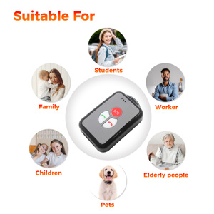 4G Walkie-Talkie GPS tracker P02 Hand Held Personal Smart GPS Tracker With Falldown SOS Alarm - Product Image 5