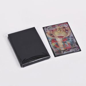 Black Matte Plastic <b>Card</b> <b>Sleeves</b> 6 Inch Slim Protective Covers for Pokemons <b>Cards</b> - Product Image 1