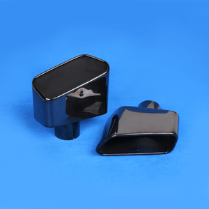 Embout de silencieux carré en acier inoxydable noir titane G38pour embouts d'échappement Bmw G30 520i 525 530i 528i tuyau d'échappement - Product Image 2