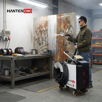 Machine de nettoyage au laser pulsé 500W, nettoyeur laser 500 watts, équipement portable de nettoyage de la rouille et de la peinture métallique