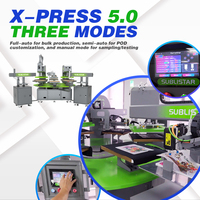 Presse à chaud rotative entièrement automatique SUBLISTAR DTF, machine à transfert d'impression DTF à 6 stations pour t-shirt