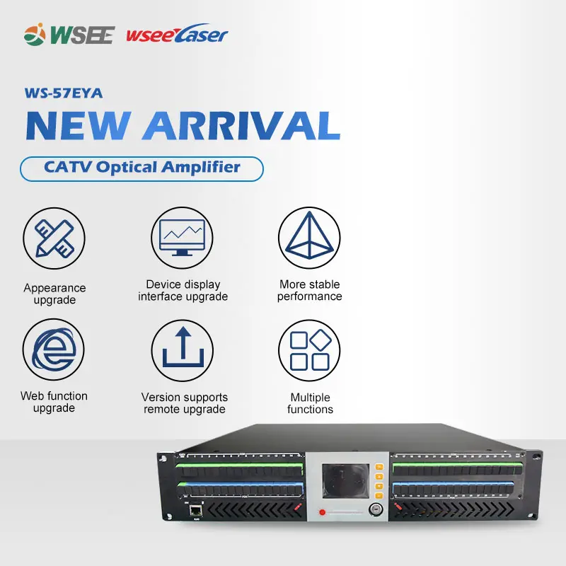 Triple Play Harga Pabrik Jaringan PON OLT GPON WDM 1550 CATV EDFA 4 8 16 32 Port Output