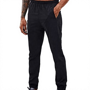 Men's Slim Chino <b>Pants</b> Lightweight Elastic Worsted Casual Business Trousers Drawstring Closure Straight Pattern Wholesale - Product Image 2