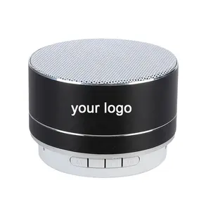 Hot Selling Colorful Small Round Mini Portable Wireless Speaker A10 Metal Fm Radio Bluetoothes Speaker