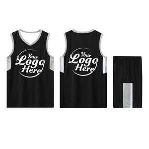 Combinaison de basket-ball vierge de qualité supérieure, respirant et absorbant la sueur, ensemble de vêtements de sport, taille imprimable, uniformes de ligue de basket-ball personnalisé - Product Image 6