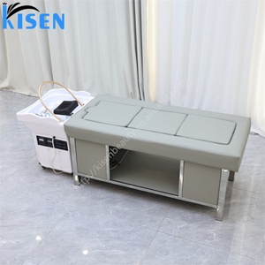 Kisen – Machine de spa capillaire sans tuyauterie, lit de massage portable pour salon, unité de lavage des cheveux, traitement beauté de la tête - Product Image 1