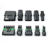 Bornier série 1.5mm 2 broches 2 broches connecteur de prise de faisceau de câblage fil de prise avec câble de fil connecteur étanche de voiture