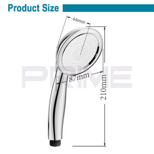 <b>Prime</b> Handheld Shower Head Stainless Steel Rain Spray Round Portable Durable HS1121 - Product Image 3