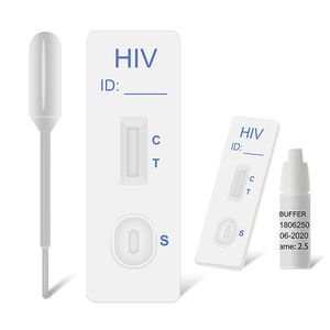 ISO 인증 의료 개인 관리 원스텝 <span class=keywords><strong>HIV</strong></span> 검사기 빠른 <span class=keywords><strong>HIV</strong></span> 혈액 검사 키트 - Product Image 2