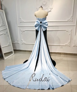 Ruolai OEV-L4313 elegante Bow Back Sweetheart Mermaid abiti da sera delle donne del partito <span class=keywords><strong>Prom</strong></span> Dress - Product Image 5