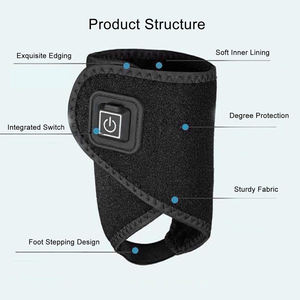 Soporte Ortopédico Eléctrico con Calefacción USB 5V <span class=keywords><strong>para</strong></span> Tobillo, Alivio del Dolor, Terapia Médica, <span class=keywords><strong>Tendinitis</strong></span> - Product Image 4