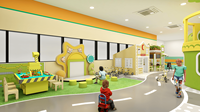 Meubles de terrain de jeu intérieur hautement personnalisables Centre d'amusement coloré pour enfants pour les cours de soins Taille en gros Kids Play