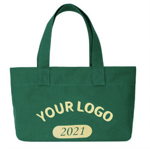 Sac fourre-tout en toile imprimé brodé en coton 100% portable à la vente chaude pour filles - Product Image 6