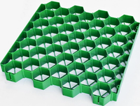 Grille de gazon robuste en HDPE 50 mm pour allée, parking, renforcement de gravier, système de pavage perméable