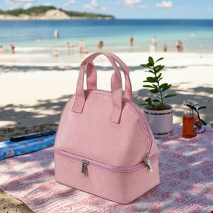 Sacs isothermes personnalisés, fabrication sur mesure, vente en gros, sacs à déjeuner de style japonais à double couche, sacs isothermes pour boissons - Product Image 1