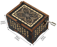 Vente en gros pas cher gravé au laser carrousel cheval souvenir vous êtes mon soleil boîte à musique vente boîte à musique en bois