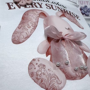 อุปกรณ์เสริมเสื้อผ้าพิมพ์ลายกระต่ายและแก้ไขด้วยความร้อน - Product Image 4