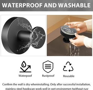 Stainless Steel 304 <strong>Suction</strong> Cup <strong>Shower</strong> <strong>Hook</strong> No Drilling Vacuum <strong>Suction</strong> Cup <strong>Hook</strong> Detachable Strong <strong>Suction</strong> Cup <strong>Hook</strong> for Bathroom - Product Image 2