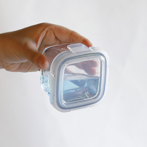 Ensemble de 3 récipients de conservation alimentaire en verre résistant à la chaleur Atomico de haute qualité, mini ronds et carrés - Product Image 4