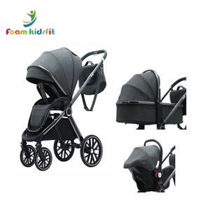 Passeggino Multifunzionale con Culla, Passeggino per Neonati con Posizione Seduta o Sdraiata, Passeggino per Bambini con Vista Panoramica - Product Image 5