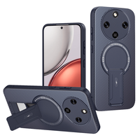Étui de protection en fibre de carbone pour Honor Magic 8 Lite 7 6 5 Lite, étui magnétique antichoc en TPU souple pour Honor X9D X9C X9B X9A