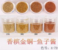 Perles de caviar pour nail art, strass pour ongles, micro-billes de cristal, perles en braille, décorations 3D pour nail art