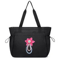 Broche multifonctionnelle ZF 8,5" ZPB style optimal pour femme, bijou raffiné, accessoire de cravate rose Jack & Jill avec fleur et perle