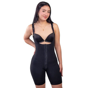 Faja Bodysuit Moldeadora de Cuerpo Completo hasta la Mitad de la Pierna con Cobertura de Espalda y <span class=keywords><strong>Tirantes</strong></span> Ajustables para Mujer, Entrenador de Cintura, Prenda Reductora y Moldeadora - Product Image 4