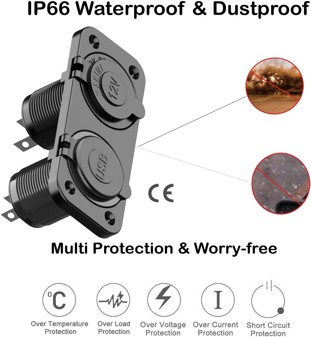 Doppia USB per auto Accendisigari Splitter 12V ... - Leroy Merlin