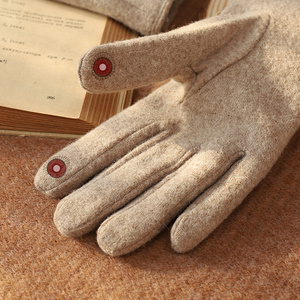 <span class=keywords><strong>Gants</strong></span> <span class=keywords><strong>en</strong></span> <span class=keywords><strong>laine</strong></span> d'hiver pour femmes, compatibles avec les écrans tactiles, esthétiques, chauds, pour le cyclisme, l'usage quotidien, les fêtes, les affaires - Product Image 4