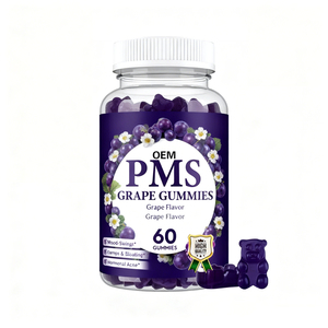 Vitamines en gros sous marque privée OEM, soulagement des règles, équilibre hormonal, gummies pour le syndrome prémenstruel, complément alimentaire pour femmes, immunité, énergie menstruelle - Product Image 2