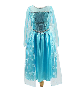Princesse Elsa Halloween Costume robe pour petites filles enfant en bas âge reine Cosplay vêtements accessoires jasmin Moana nouvel an - Product Image 2