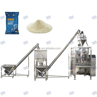 Machine d'emballage de remplissage de poudre de systèmes Vffs entièrement automatique pour la ligne de remplissage de mélange de poudre de lavage de détergent de farine de maïs de ciment