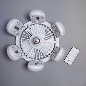 Quạt Trần Hiện Đại với ánh sáng <span class=keywords><strong>LED</strong></span> 5U hình dạng có thể gập lại phòng ngủ nghiên cứu ABS fan với ánh sáng <span class=keywords><strong>LED</strong></span> và điều khiển từ xa cho nhà - Product Image 2