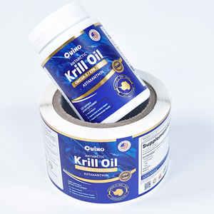 Étiquettes autocollantes en papier couleur argent métallisé pour emballages étanches, idéales pour les étiquettes de bouteilles à large ouverture de compléments alimentaires - Product Image 4