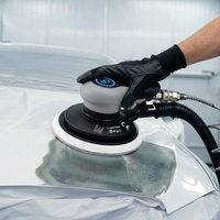 RONGPENG Neuer A313S Air 6 Zoll Exzenterschleifer Pneumatischer Handschleifer mit 50 Stück Schleifpapier Autoschleifer für Karosseriarbeiten