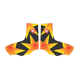 2025 fábrica para hombre personalizado de alta calidad fútbol americano polainas elástico deporte zapato Cleat cubre sublimación negra - Product Image 1