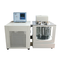 Viscosímetro Cinemático Ubbelohde de Venta Directa de Fábrica, Probador de Viscosidad para Baño de Baja Temperatura ASTM D445, Equipo de Laboratorio Digital