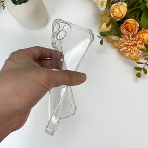 <span class=keywords><strong>Coque</strong></span> de téléphone portable transparente en TPU et PC anti-chute et anti-jaunissement pour iPhone 11 12 13 14 15 Pro Max - Product Image 5