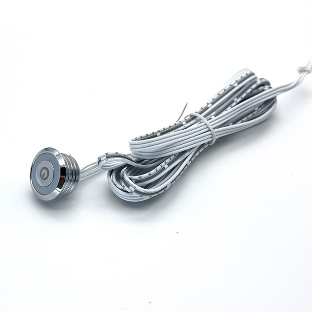 Smart Sensor Switch 12V 24VDC White Silver Door Human Motion Touch Light on Off Automatically for Cabinet Wardrobe Display Shelf