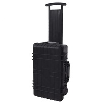 Vente chaude GDT 1510 Boîte à outils de chariot étanche antichoc Boîtier en plastique dur avec roues
