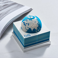 Calendrier de bureau créatif 3D en forme de panda, en papier découpé à la main, avec notes adhésives, cadeau culturel