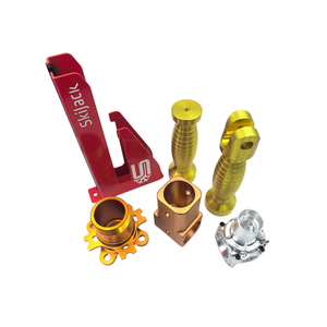 Custom CNC Machining Aviation Parts Brass Titanium Aluminum Black Anodized Gold Plating Turning Milling Mass Production - Product Image 1