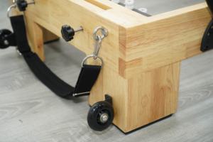 Reformer Pilates Commercial Compact en Bois pour Studio et Usage Domestique – Équipement de Fitness pour Gym – Vente Directe Usine - Product Image 3