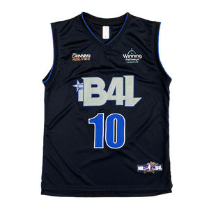 เสื้อบาสเก็ตบอลเสื้อบาสเก็ตบอลย้อนยุคแนวสตรีทคลาสสิกงานตามสั่ง - Product Image 2